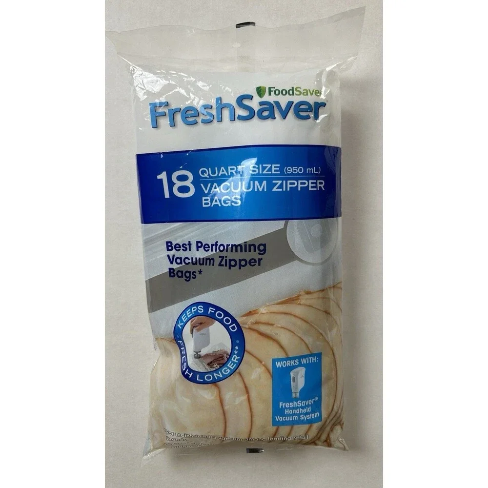FoodSaver Bag Bundle Assort. Gallon Quart FreshSaver Vacuum Zipper New Old Stock